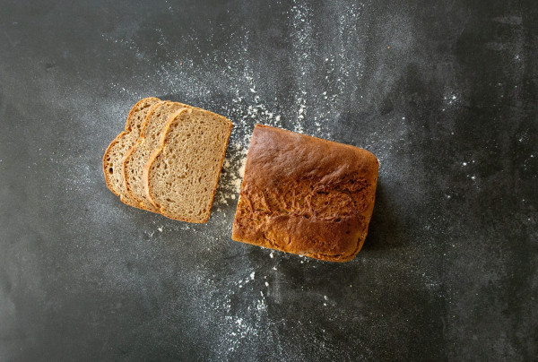 Dinkel-Roggenbrot halbgebacken