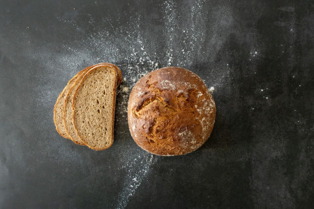 Backhausbrot halbgebacken