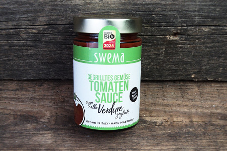 Bio Tomatensauce gegrilltes Gemüse