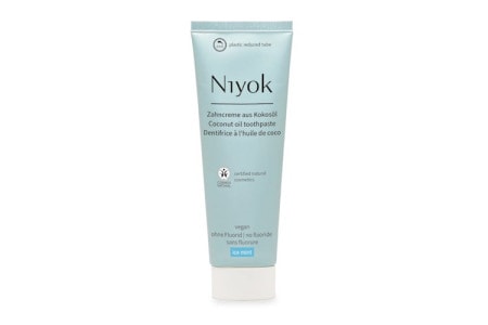 Niyok Zahncreme aus Kokosöl - Eisminze 75ml